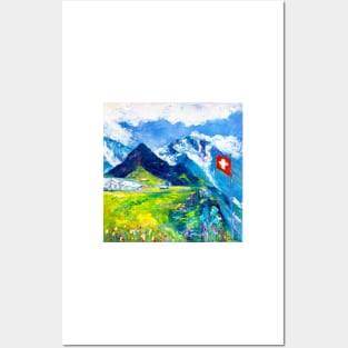 Männlichen. Swiss Alps Posters and Art